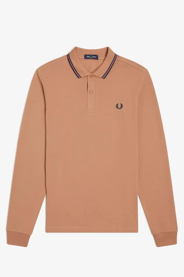 Men The ShirtM3636 Light Rustfrench Navy Fred Perry The Fred Perry Shirt