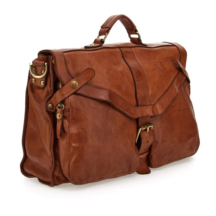 Men Tokio Cognac Campomaggi Business Bags Men Tokio Cognac Campomaggi Business Bags