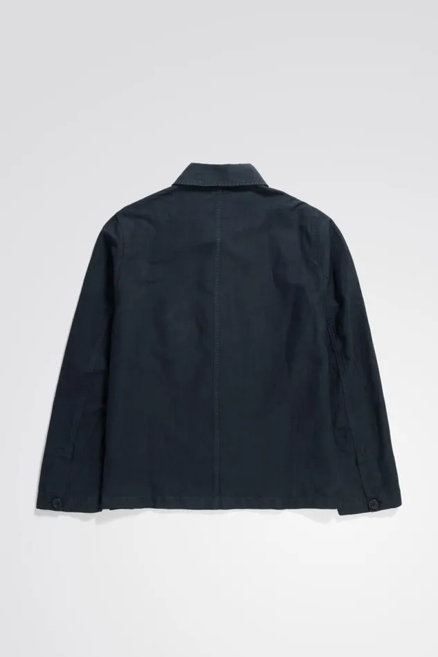 Men Tyge Cotton Linen Overshirt Dark Navy Norse Projects Overshirts