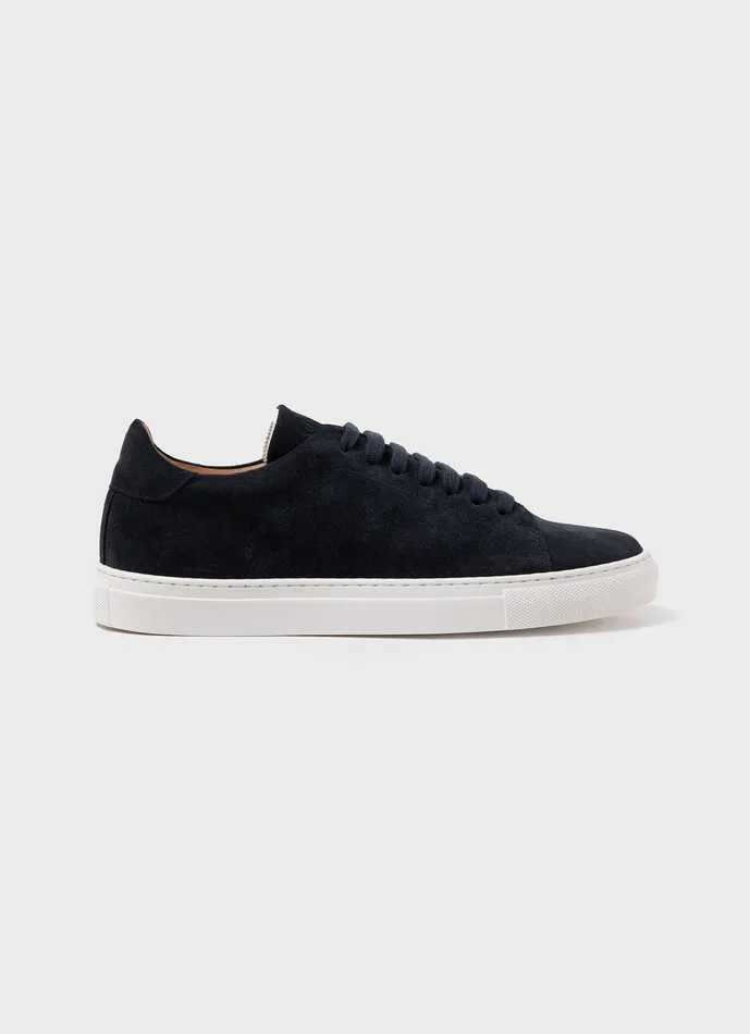 Men ussunspel Suede Tennis Shoe Light Navy Shoes