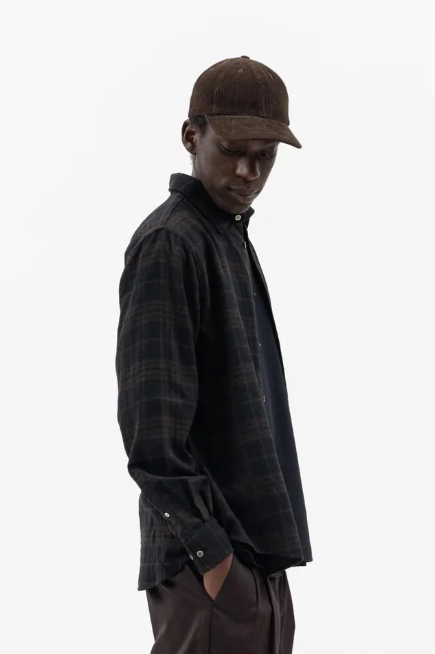 Men Wide Wale Corduroy Sports Cap Espresso Norse Projects Caps