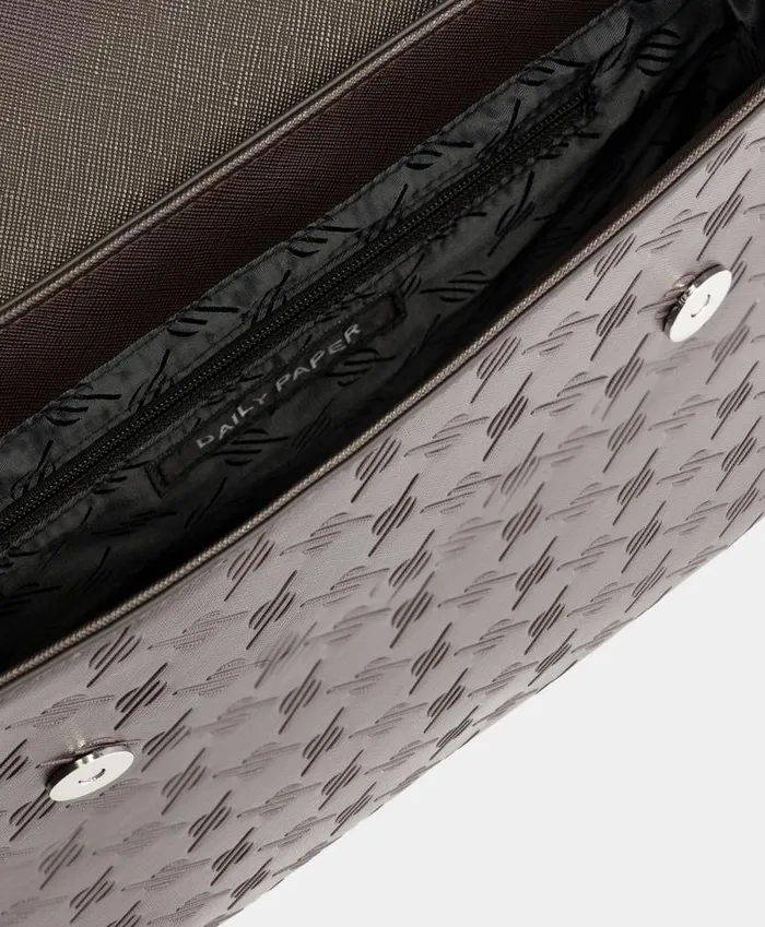 MenWomen Dark Brown Myshus Monogram Bag Daily Paper Bags MenWomen Dark Brown Myshus Monogram Bag Daily Paper Bags