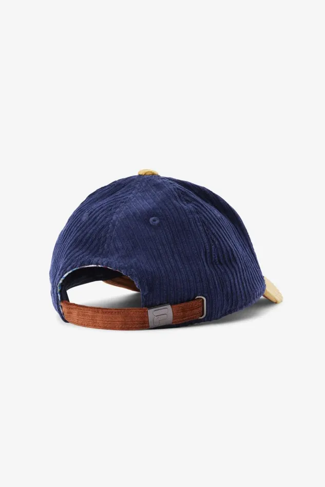 MenWomen Fila Socks and Accessories Corduroy Dad Hat Moonlit Ocean