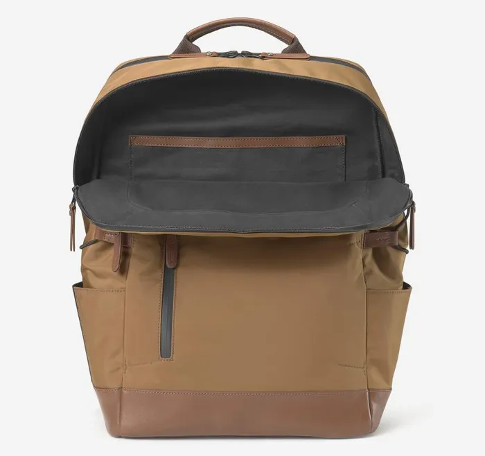 MenWomen Johnston and Murphy Backpacks and Briefcases Hudson Waterproof Backpack Cognac MenWomen Johnston and Murphy Backpacks and Briefcases Hudson Waterproof Backpack Cognac