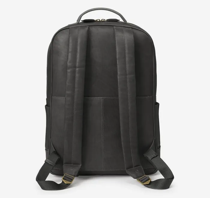 MenWomen Johnston and Murphy Backpacks and Briefcases Rhodes Backpack Black Full Grain
