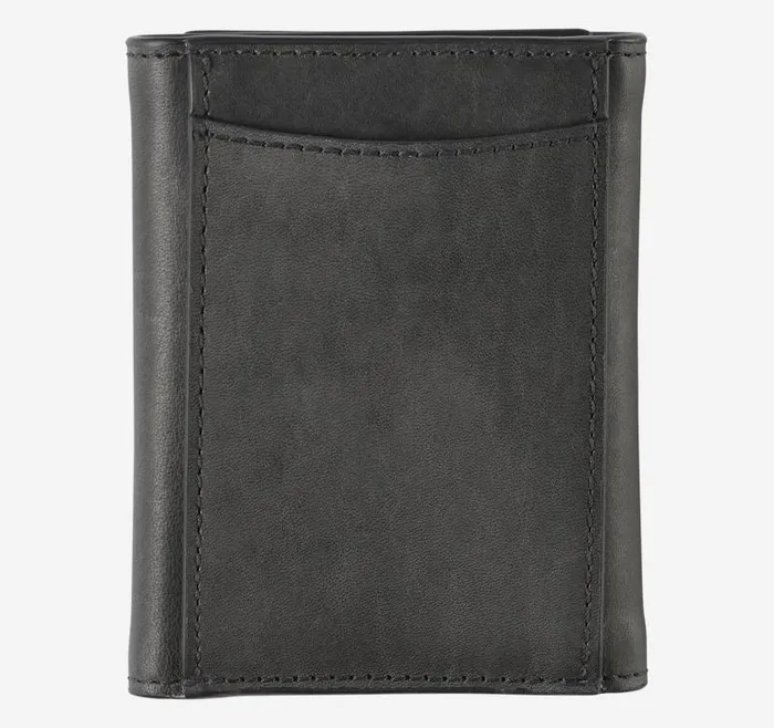 MenWomen Johnston and Murphy Wallets Rhodes Trifold Wallet Black Full Grain MenWomen Johnston and Murphy Wallets Rhodes Trifold Wallet Black Full Grain