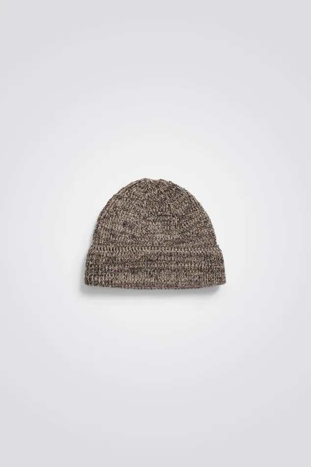 Men Wool Cotton Rib Beanie Camel Norse Projects Beanies