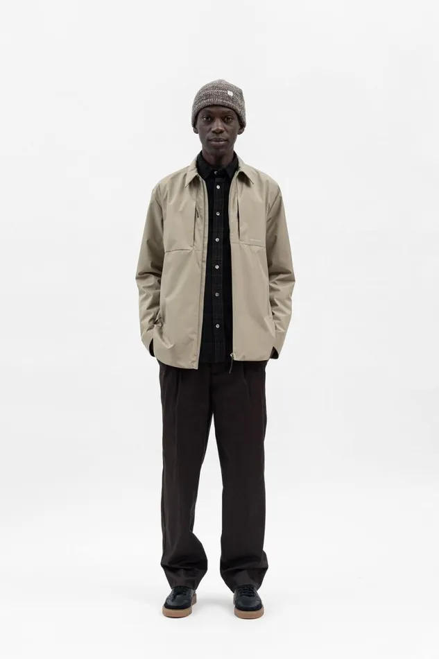 Men Wool Cotton Rib Beanie Camel Norse Projects Beanies