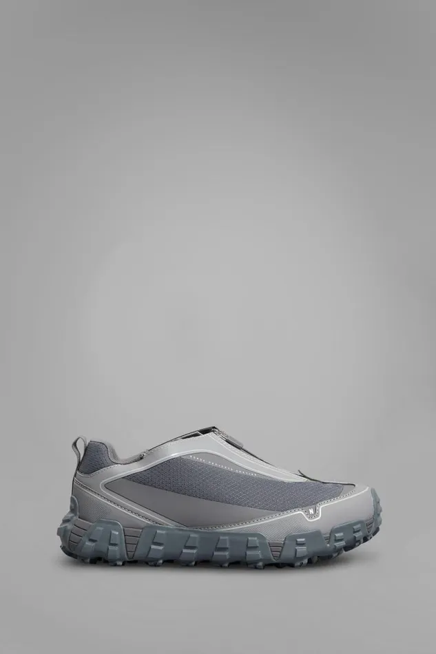 Men Zip Up Runner Dark Ice Blue Norse Projects Footwear