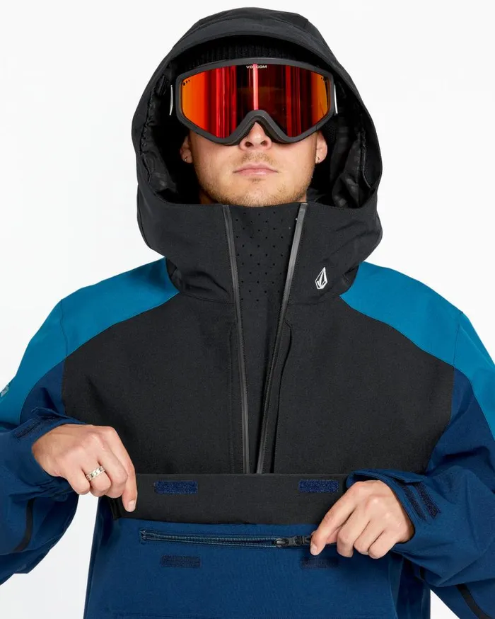 Mens Brighton Pullover 8211 Navy Mens Volcom Jackets