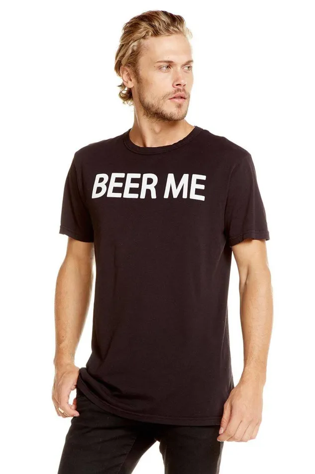 Mens Chaser Brand Tops BEER ME