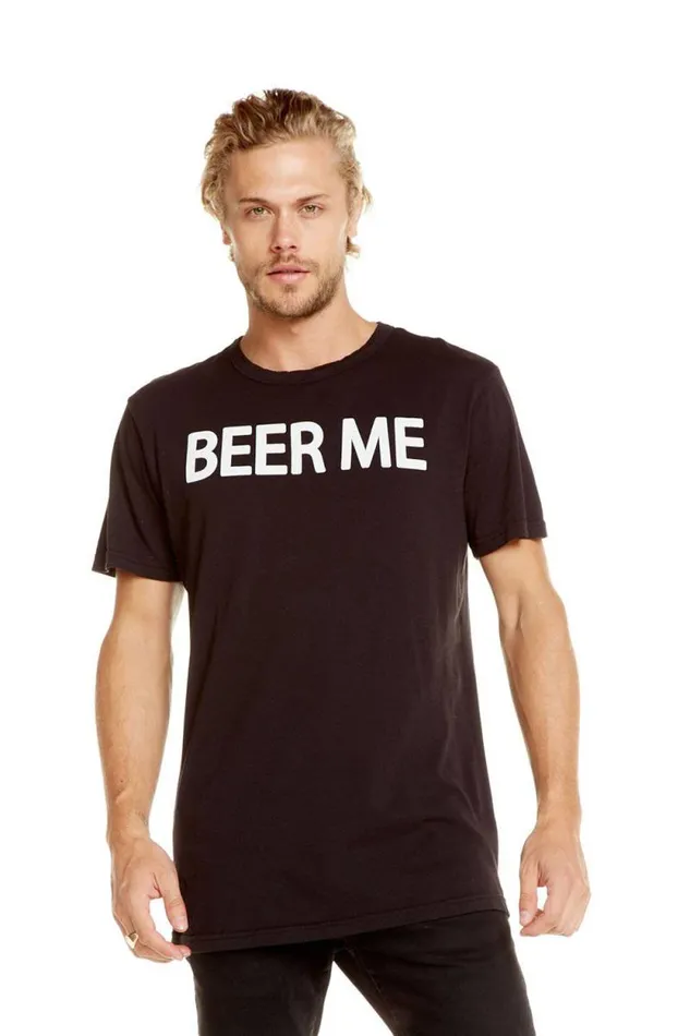 Mens Chaser Brand Tops BEER ME