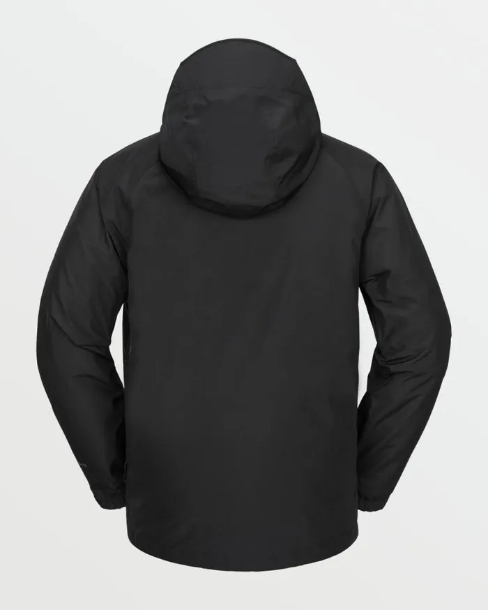 Mens Dua GoreTex Jacket 8211 Black Mens Volcom Jackets