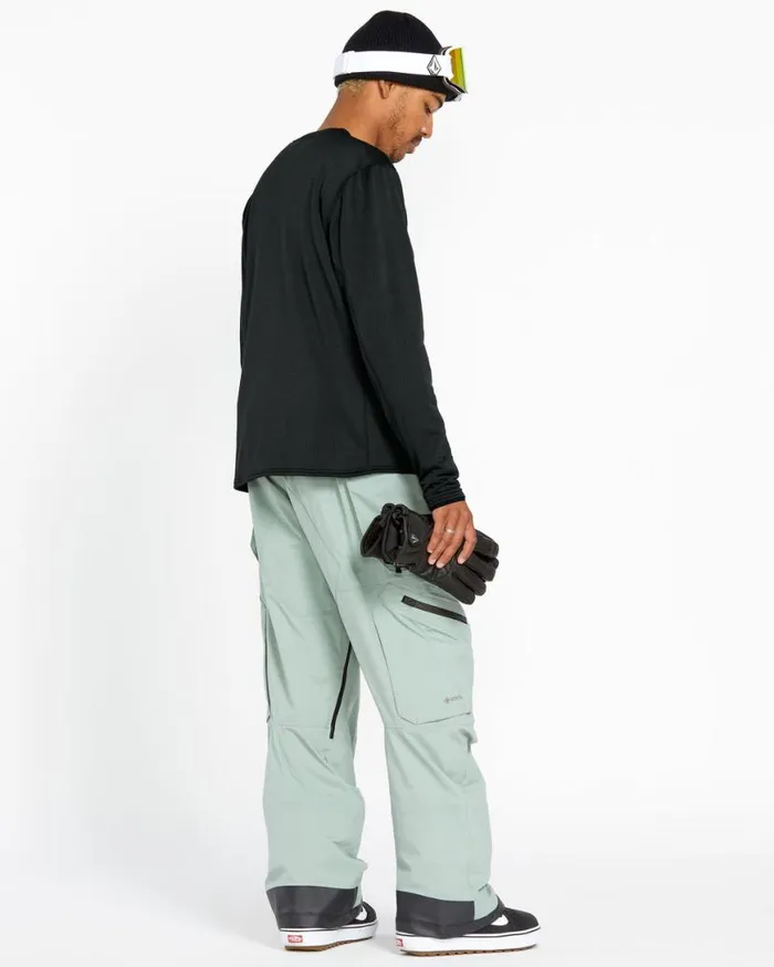 Mens Gridlock Crew Fleece 8211 Black Mens Volcom Layering