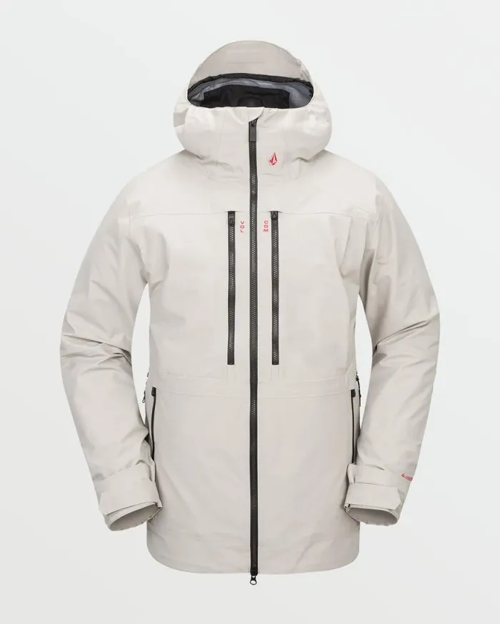 Mens Guide GoreTex Jacket 8211 Stone Mens Volcom Jackets