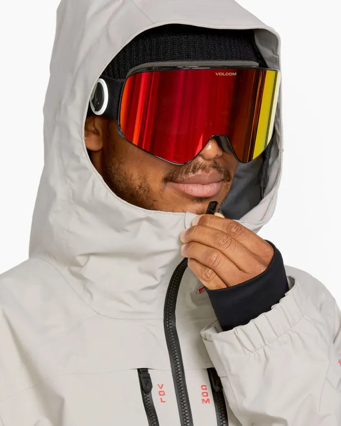 Mens Guide GoreTex Jacket 8211 Stone Mens Volcom Jackets