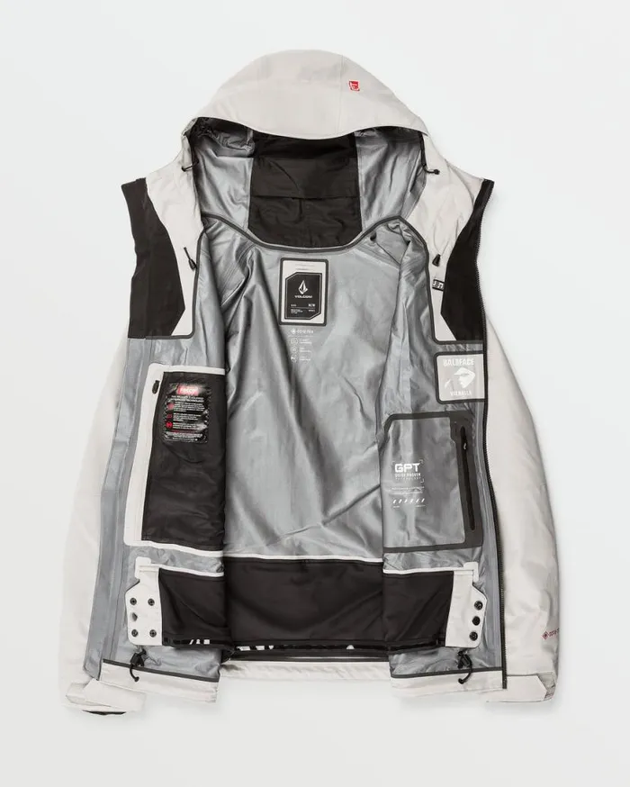Mens Guide GoreTex Jacket 8211 Stone Mens Volcom Jackets