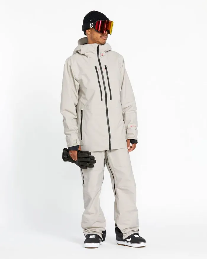 Mens Guide GoreTex Jacket 8211 Stone Mens Volcom Jackets