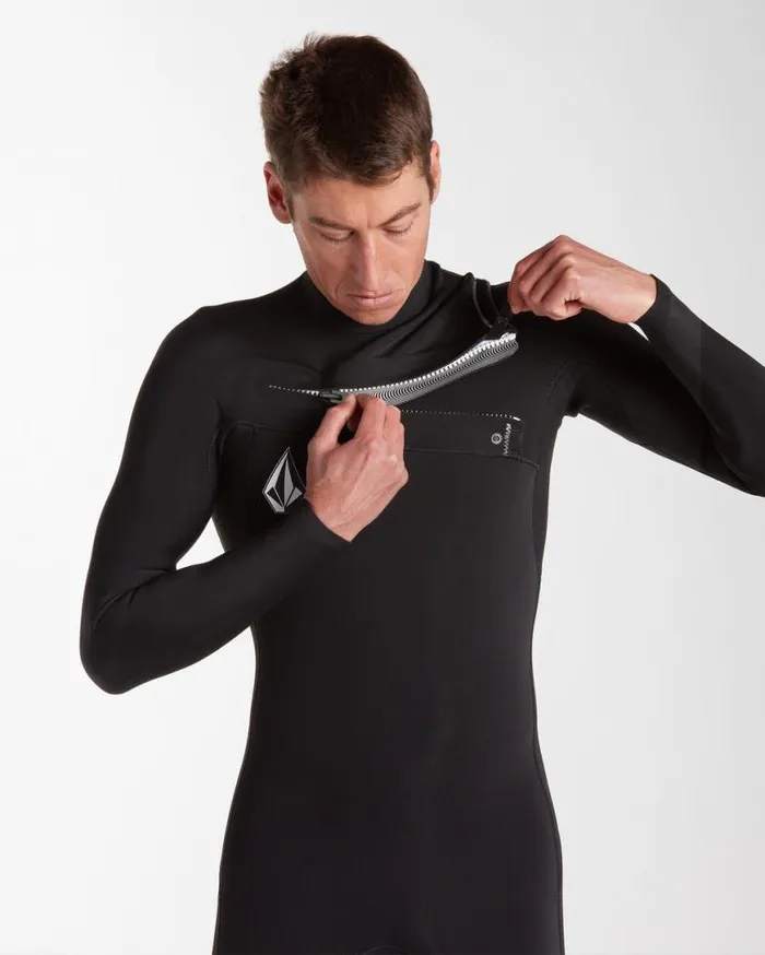 Mens Modulator 22mm Long Sleeve Springsuit 8211 Black Mens Volcom Surf Vitals