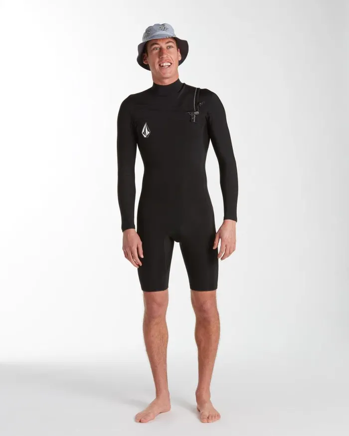 Mens Modulator 22mm Long Sleeve Springsuit 8211 Black Mens Volcom Surf Vitals
