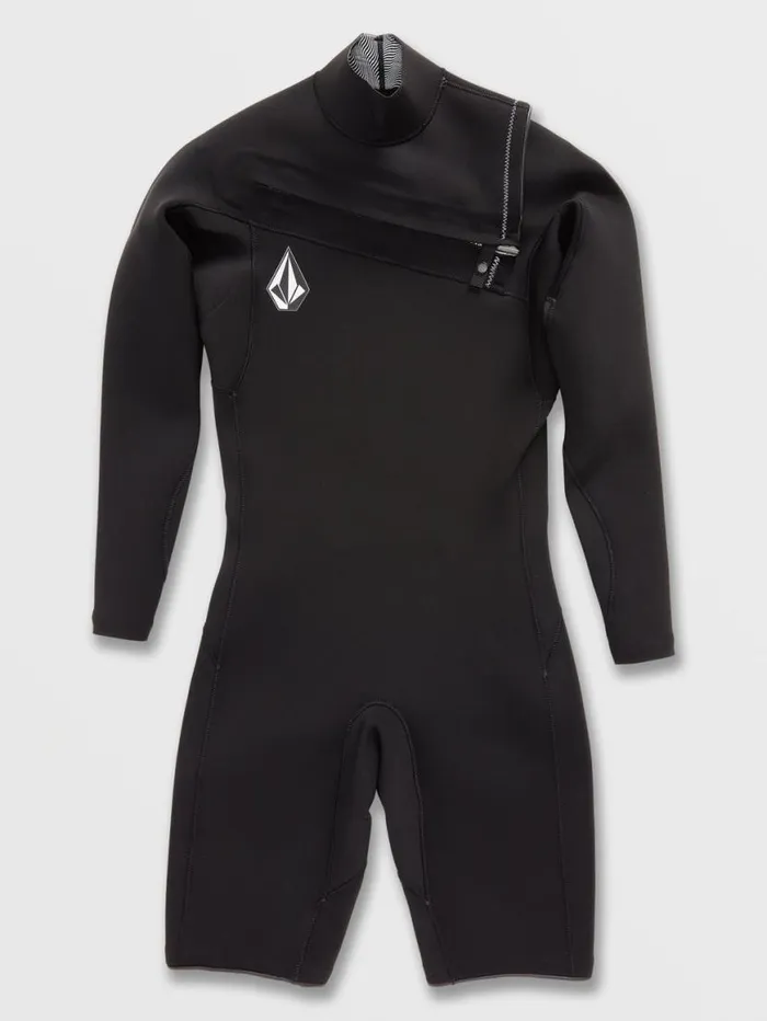 Mens Modulator 22mm Long Sleeve Springsuit 8211 Black Mens Volcom Surf Vitals