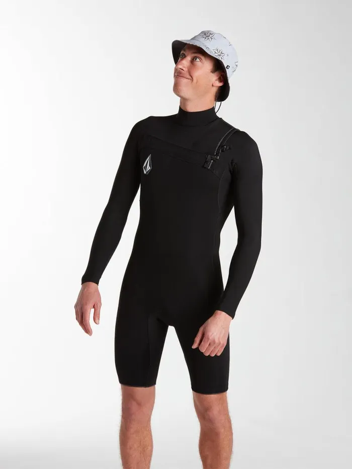 Mens Modulator 22mm Long Sleeve Springsuit 8211 Black Mens Volcom Surf Vitals