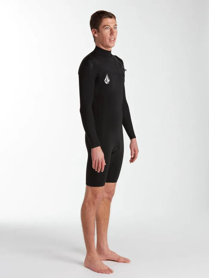 Mens Modulator 22mm Long Sleeve Springsuit 8211 Black Mens Volcom Surf Vitals