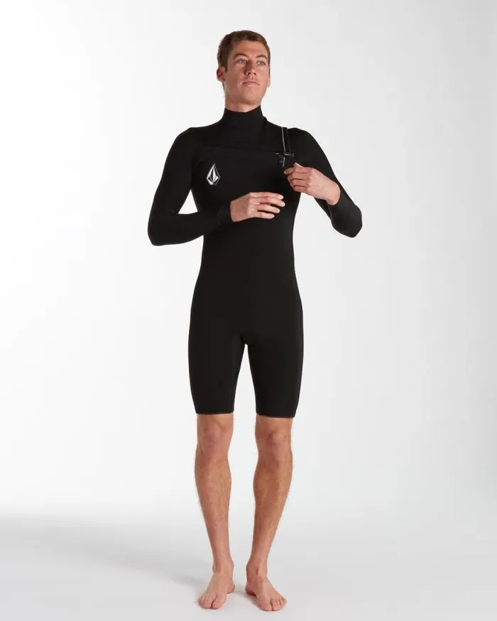 Mens Modulator 22mm Long Sleeve Springsuit 8211 Black Mens Volcom Surf Vitals