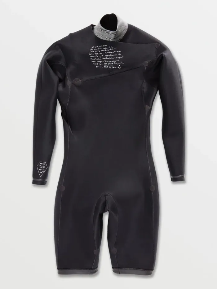 Mens Modulator 22mm Long Sleeve Springsuit 8211 Black Mens Volcom Surf Vitals
