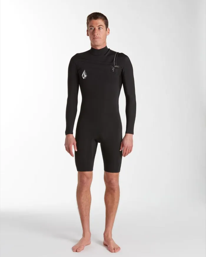 Mens Modulator 22mm Long Sleeve Springsuit 8211 Black Mens Volcom Surf Vitals