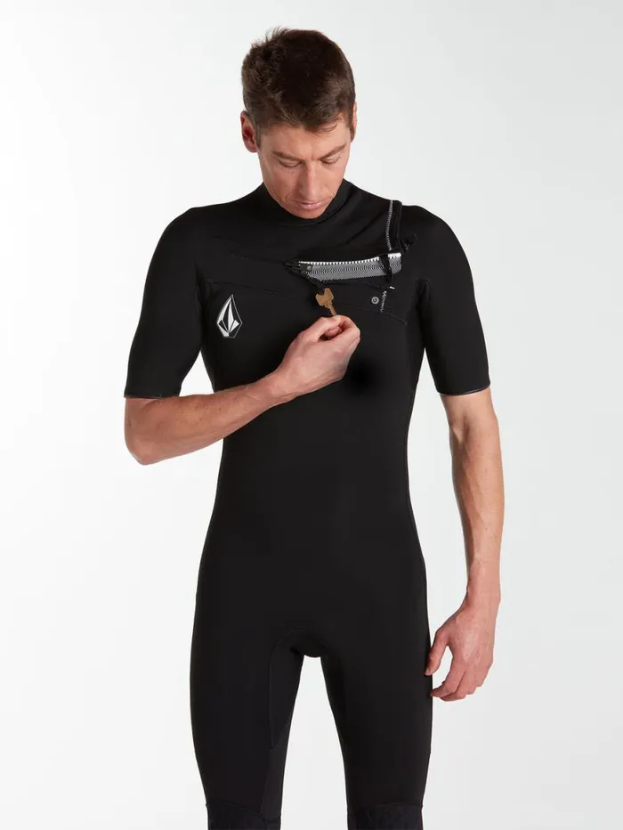 Mens Modulator 22mm Short Sleeve Fullsuit 8211 Black Mens Volcom Surf Vitals