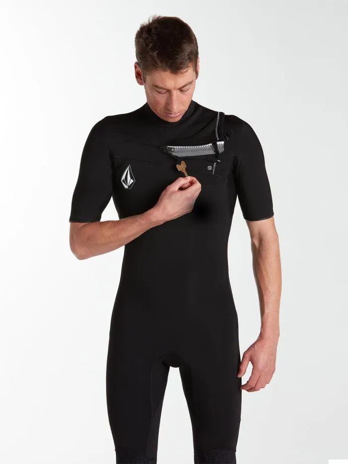 Mens Modulator 22mm Short Sleeve Fullsuit 8211 Black Mens Volcom Surf Vitals