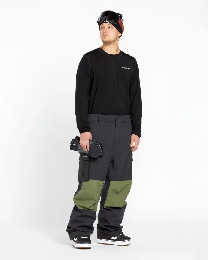 Mens Nwrk Baggy Pants 8211 Black Mens Volcom Pants