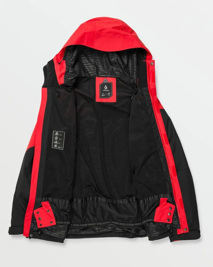 Mens Primry Jacket 8211 Crimson Mens Volcom Jackets
