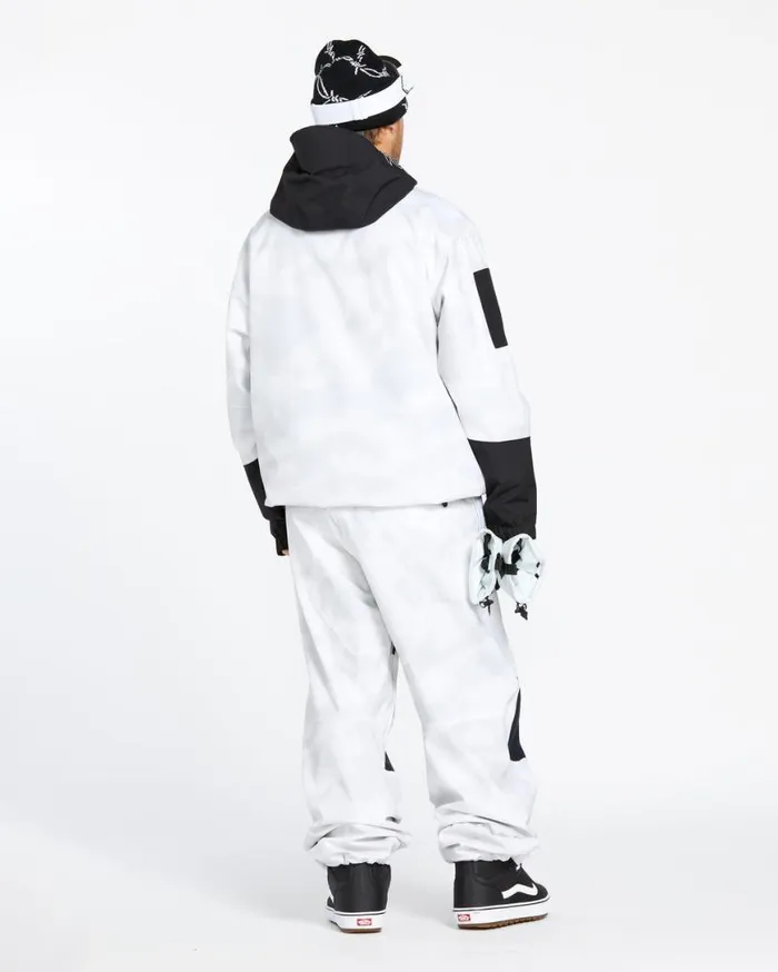 Mens Snow Billow Pants 8211 White Camo Mens Volcom Pants
