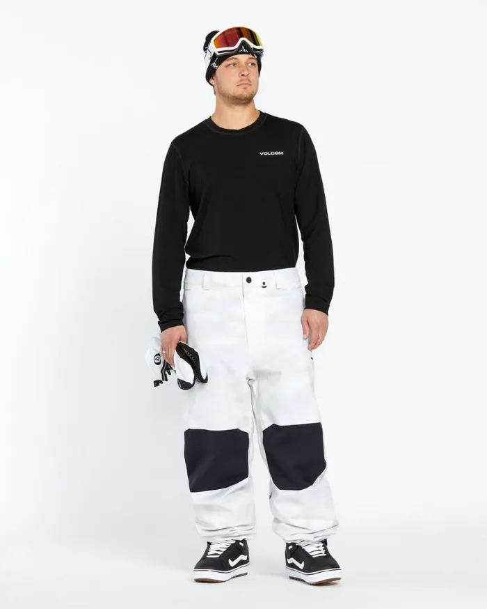 Mens Snow Billow Pants 8211 White Camo Mens Volcom Pants