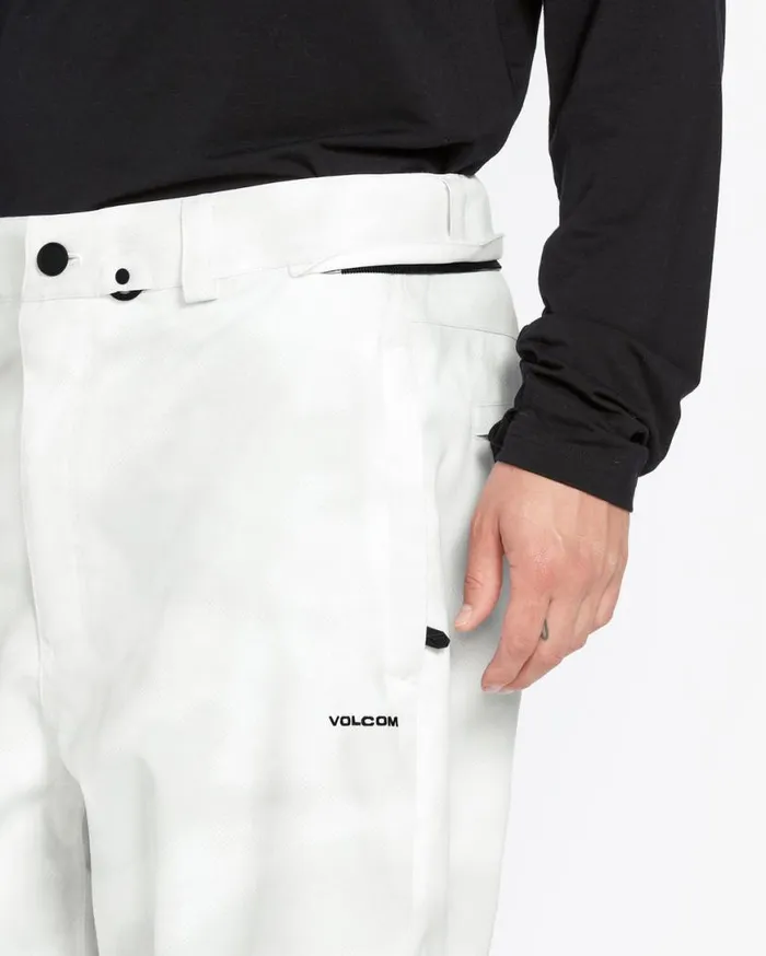 Mens Snow Billow Pants 8211 White Camo Mens Volcom Pants