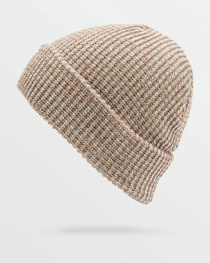 Mens Stoned Knit Beanie 8211 Caramel Mens Volcom Beanies