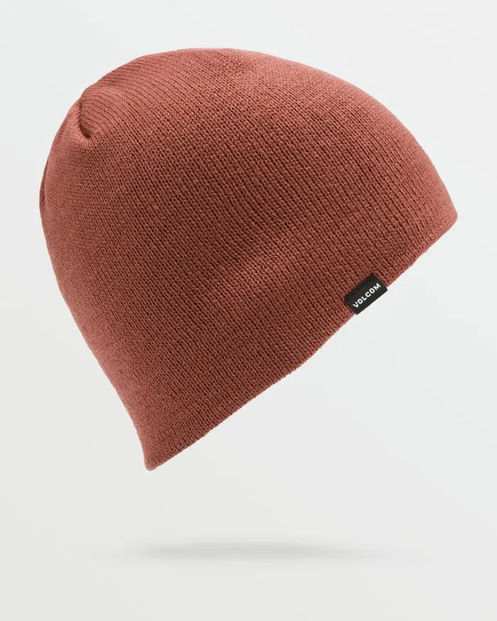 Mens VCo Skull Beanie 8211 Redwood Mens Volcom Beanies