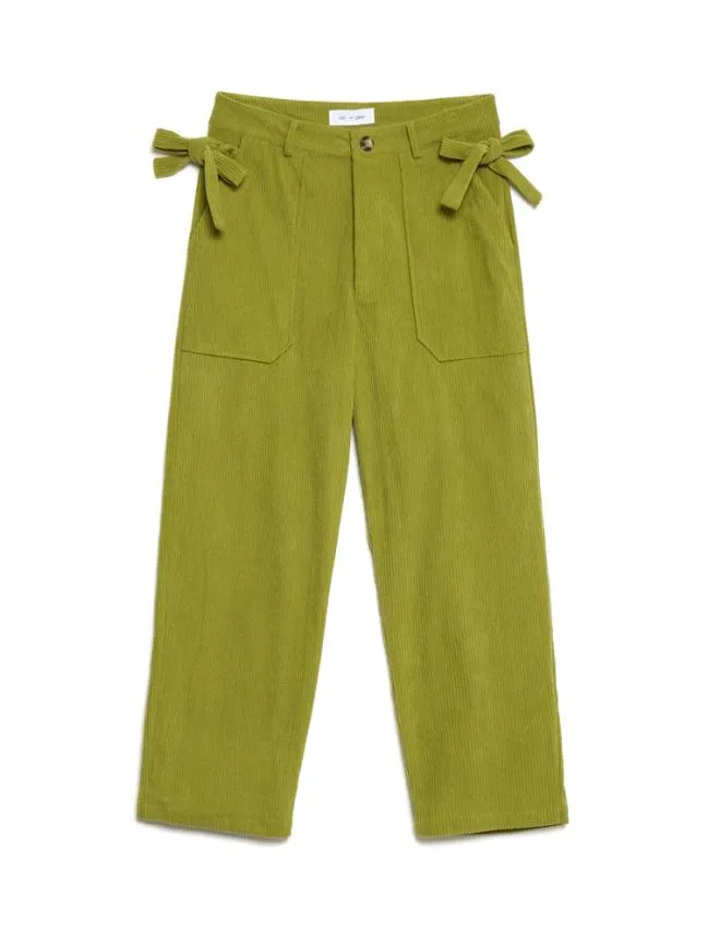 Menswear Honeycomb Cord Trousers Pickle Green Sister Jane Menswear Honeycomb Cord Trousers Pickle Green Sister Jane