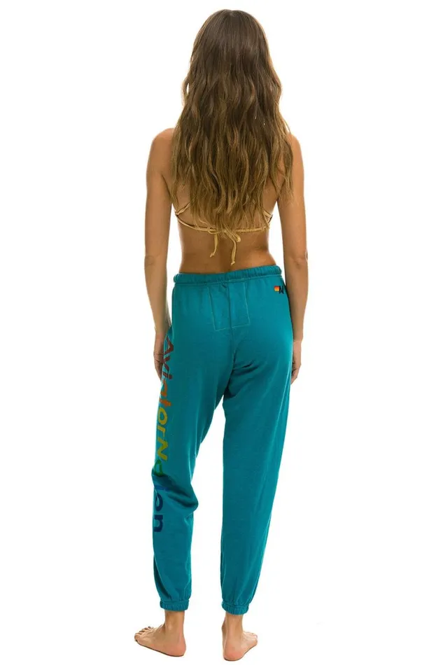 Miami 8211 Sweatpants Teal Women Aviator Nation Sweatpants