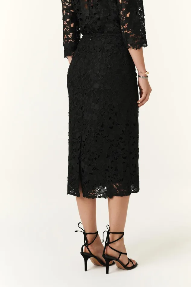 MidiLength Skirt Payton White Women Baandsh Skirts and Shorts