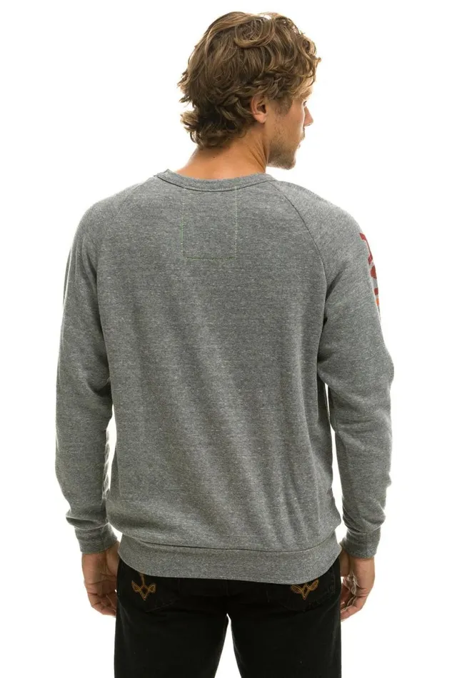 Mill Valley Sweatshirt 8211 Heather Grey WomenMen Aviator Nation Sweatshirts