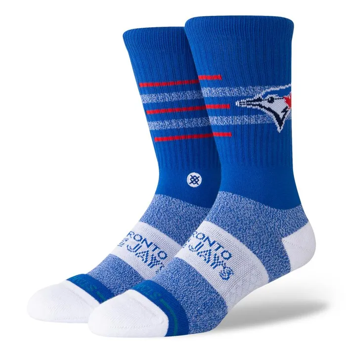 Mlb X Stance 2024 Closer Crew Socks Closer Jays 8211 Blue MenWomen Stance Crew
