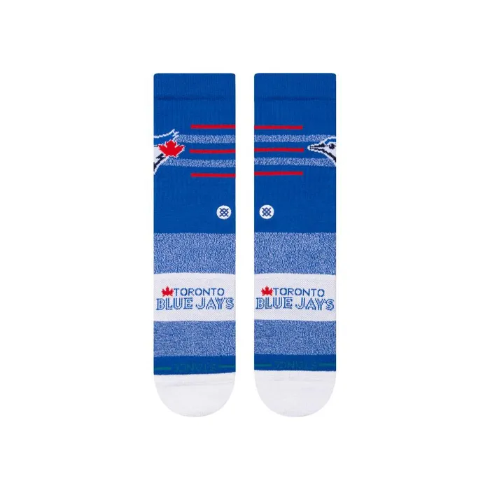 Mlb X Stance 2024 Closer Crew Socks Closer Jays 8211 Blue MenWomen Stance Crew