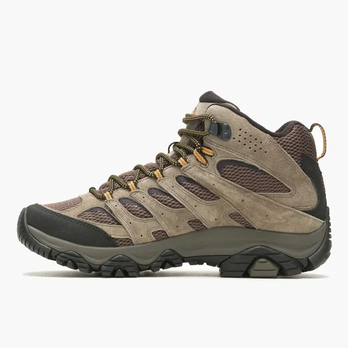 Moab 3 Mid Wide Width Walnut Men Merrell Boots