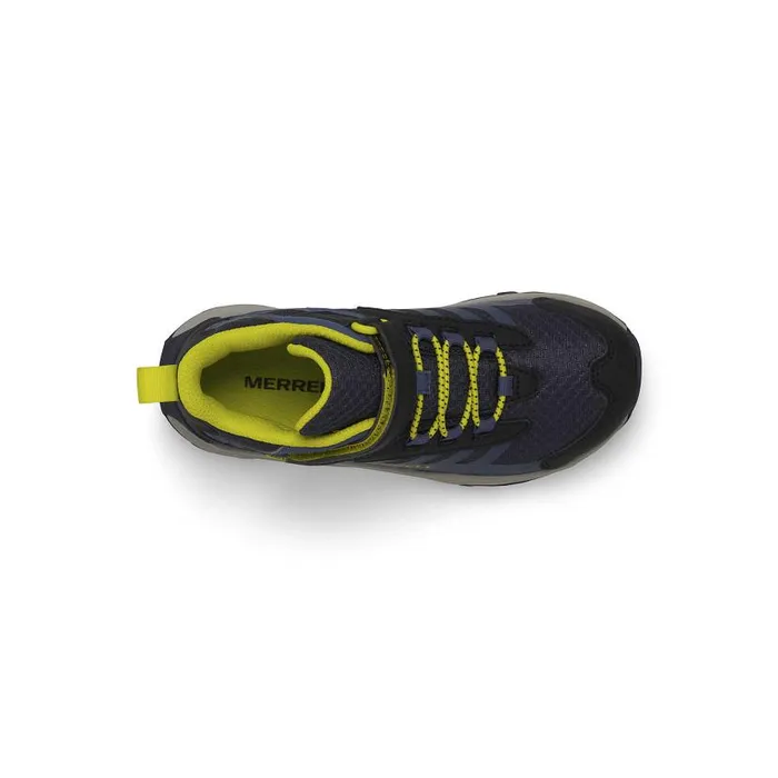 Moab Speed Mid 2 AC Waterproof Navyhi Vis Kids Merrell Boots Moab Speed Mid 2 AC Waterproof Navyhi Vis Kids Merrell Boots