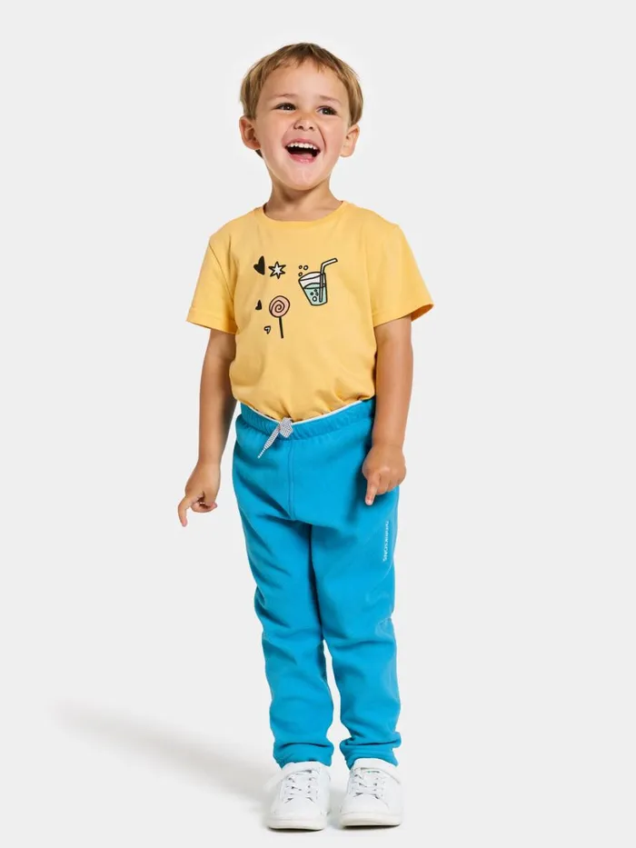 Monte Kid039s Pants 9 Blue Lagoon Kids Didriksons Fleece Joggers