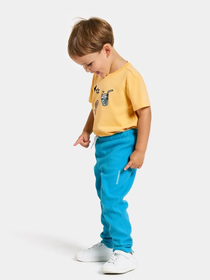 Monte Kid039s Pants 9 Blue Lagoon Kids Didriksons Fleece Joggers