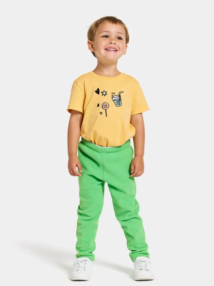 Monte Kid039s Pants 9 Frog Green Kids Didriksons Fleece Joggers